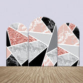 Rosa Grau Schwarz Marmorierung Textur Bogen Hintergrund Bausatz